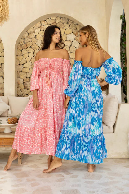 Mykonos Maxi Dress Candy Pebbles