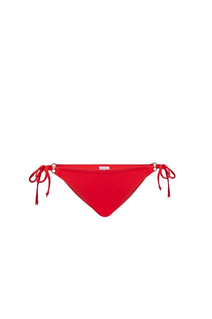 Paola Tie Side Bikini Bottom Red