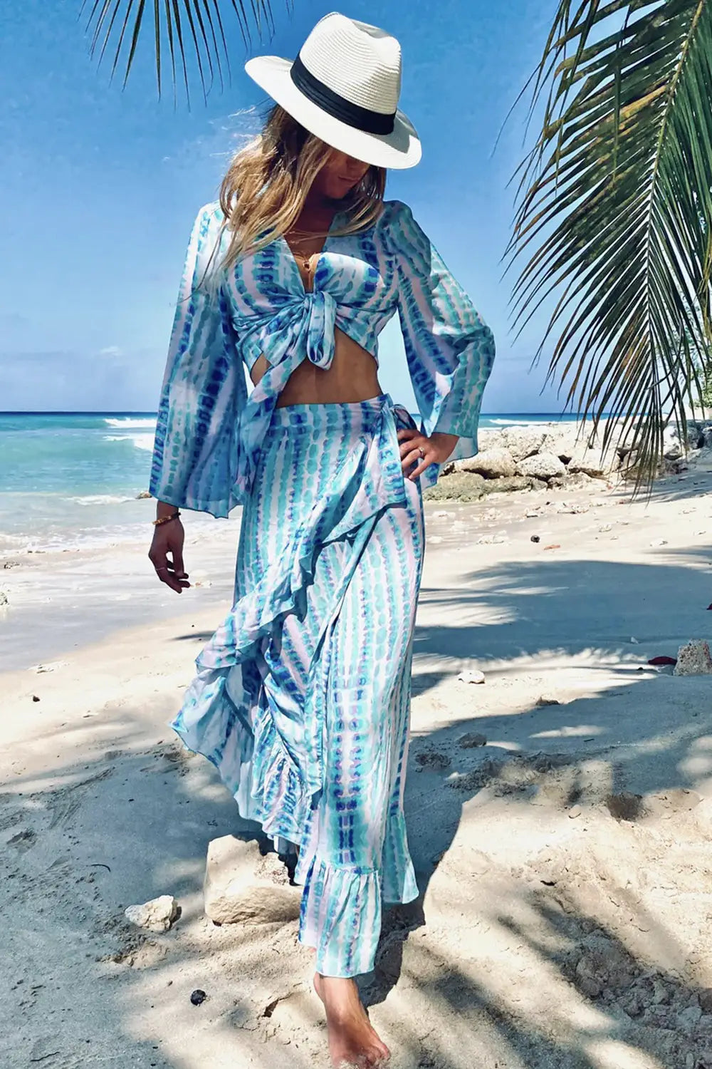 Wrap Top Caribbean Rain