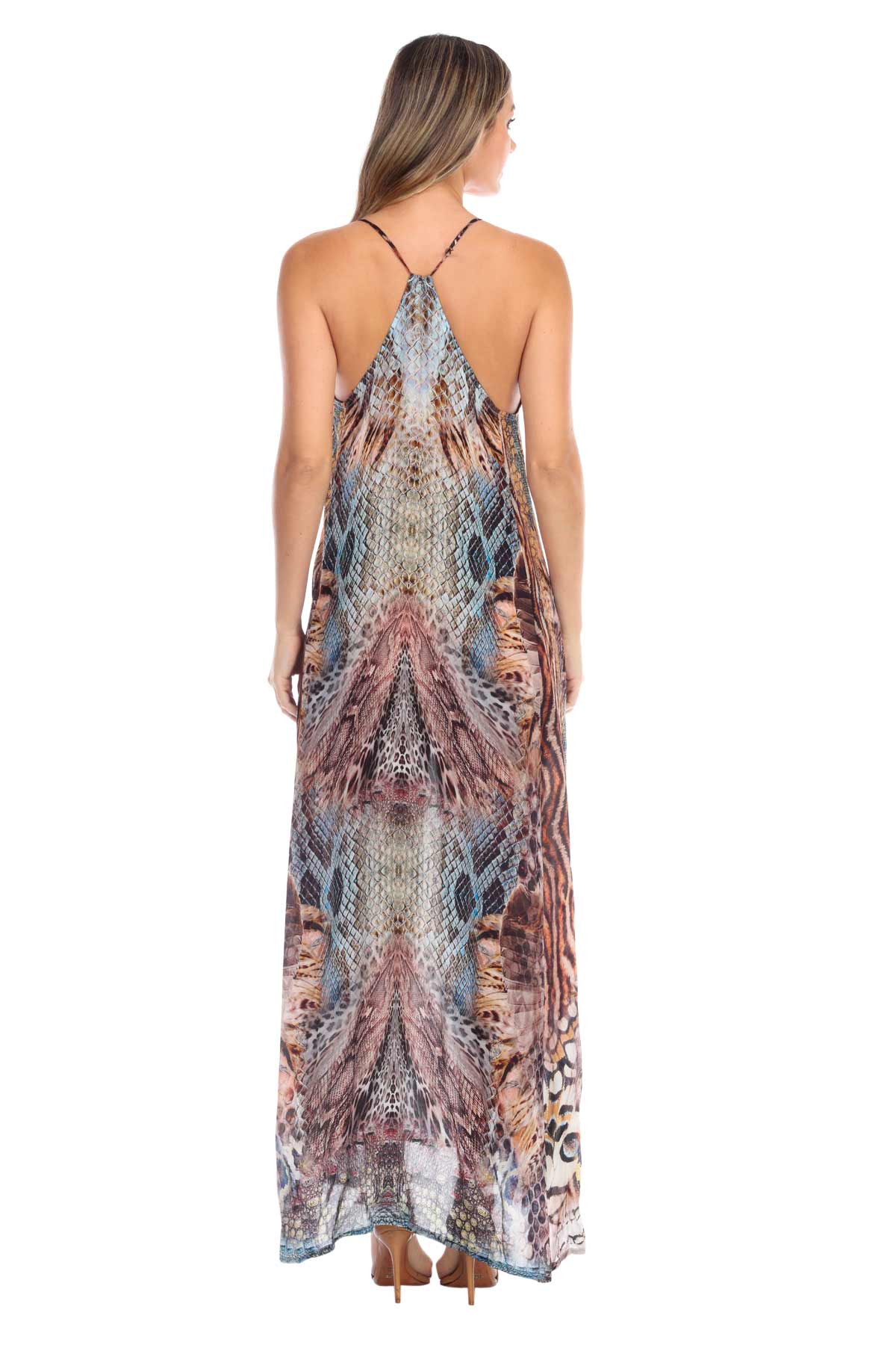 T-Back Maxi Dress Animal Paradise