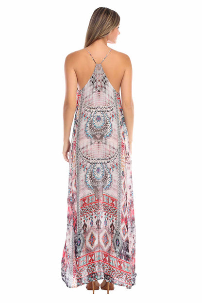 T-Back Maxi Dress Boho Blissful